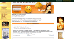Desktop Screenshot of napivicc.hu