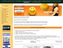 Tablet Screenshot of napivicc.hu